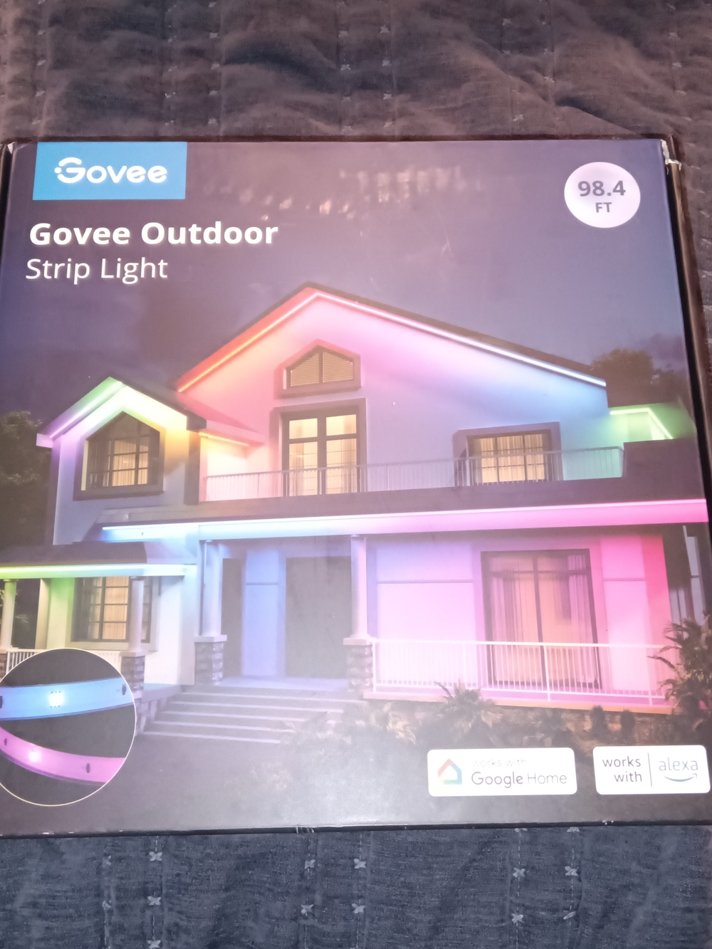 Govee Outdoor Strip Light - Multi-Color RGBIC (98.4 ft)